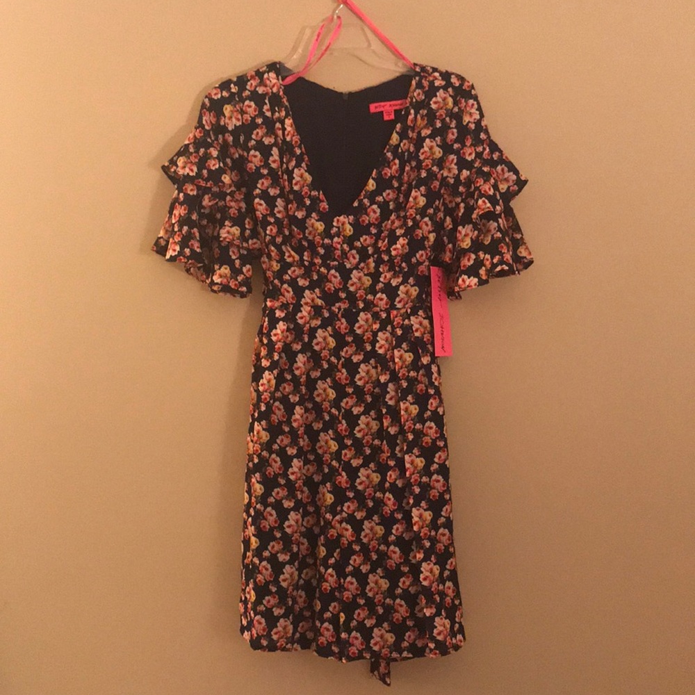 Awesome Betsey Johnson floral romper!